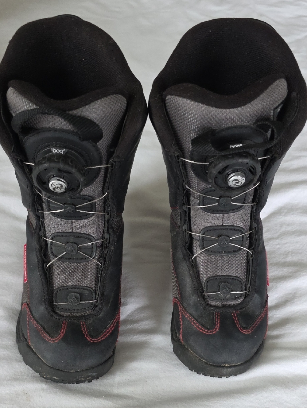 Boa Laced K2 Snowboard Boots.